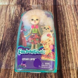 NEW Mattel Enchantimals Lorna Lamb Doll with Lamb Pet (DAMAGE PACKAGE, SEE PICS)